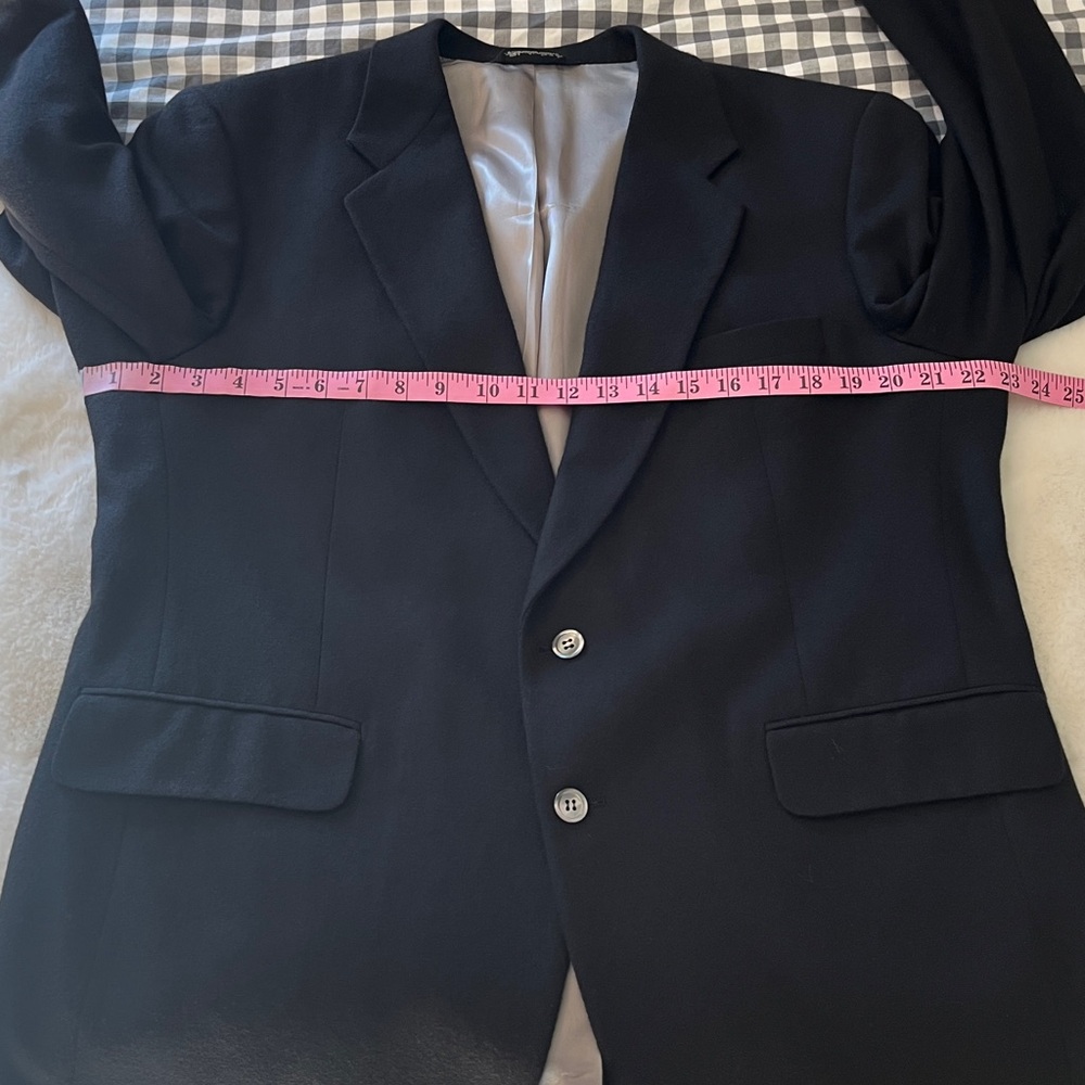 Loro Piana 100% Cashmere Blazer SAKS 5th Ave Black Size 46 **READ description** - Picture 14 of 16